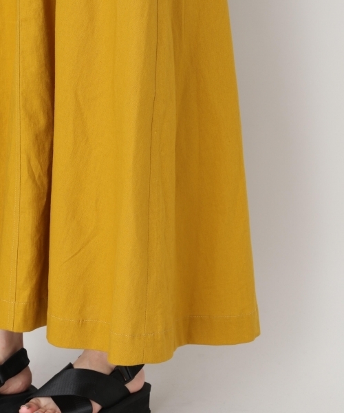 LOWRYS FARM（ローリーズファーム）の「メンアサＡラインスカート　804356（スカート・レディース・イエロー/グリーン/アイボリー/テラコッタ・FREE）」の13枚目の写真