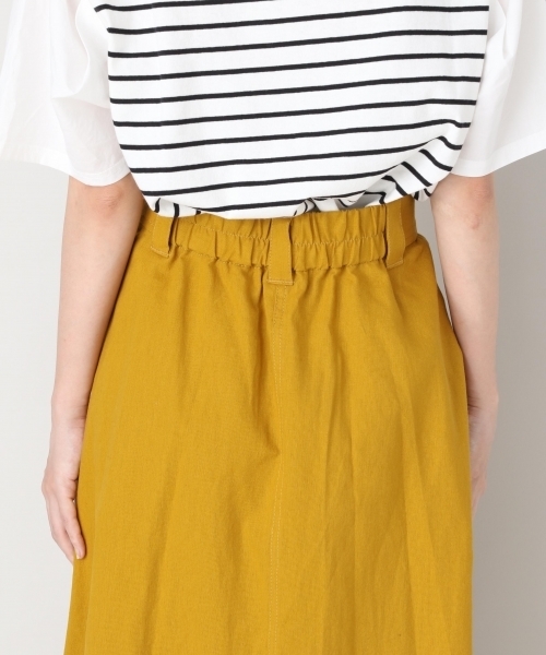 LOWRYS FARM（ローリーズファーム）の「メンアサＡラインスカート　804356（スカート・レディース・イエロー/グリーン/アイボリー/テラコッタ・FREE）」の14枚目の写真