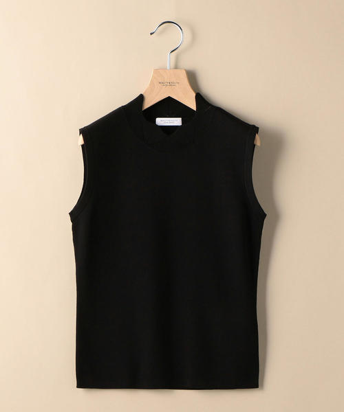 BEAUTY&YOUTH UNITED ARROWS（ビューティーアンドユースユナイテッドアローズ）の「BY スカラップカラーノースリーブニット o（ニット/セーター・レディース・オフホワイト/ブラック/マスタード・FREE）」の17枚目の写真