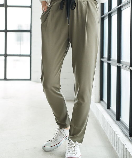 AMERICAN HOLIC（アメリカンホリック）の「・カットテーパードパンツ（その他パンツ・レディース・カーキ/ブラック/モカ・L/M）」の3枚目の写真