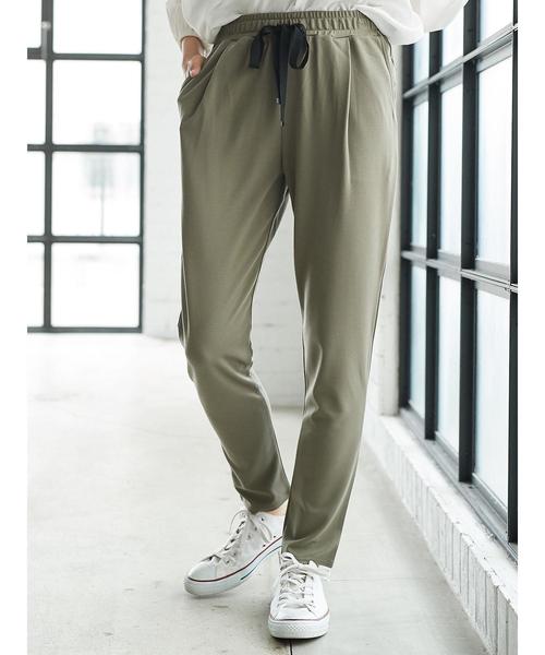 AMERICAN HOLIC（アメリカンホリック）の「・カットテーパードパンツ（その他パンツ・レディース・カーキ/ブラック/モカ・L/M）」の10枚目の写真