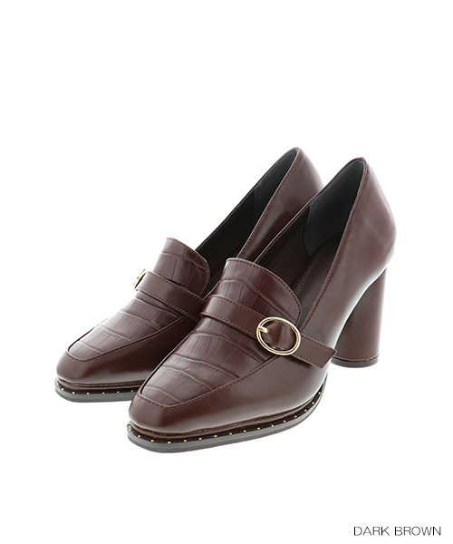 RANDA(ランダ)の「カシメヒールアップシューズ(ドレスシューズ・レディース・ブラック/ダークブラウン・M/L/S/LL)」の10枚目の写真