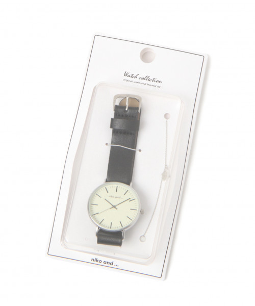 niko and...（ニコアンド）の「ケースブレス付きウォッチ（アナログ腕時計・レディース・ブラック/ブラウン/イエロー/アイボリー/ベージュ/ダークブラウン/キャメル・0）」の18枚目の写真