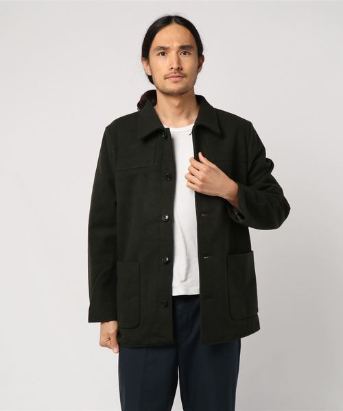 bukht（ブフト）の「bukht/ブフト/@Light Melton Work Jacket/ライト