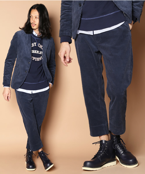 coen(コーエン)の「エアリーコーデュロイパンツ(その他パンツ・メンズ・ベージュ/コバルトブルー・SMALL/MEDIUM/LARGE/X-LARGE)」の1枚目の写真