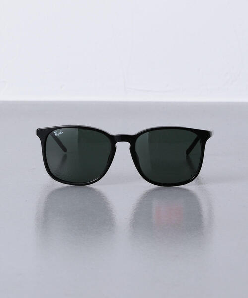 美品　RayBan サングラス RB4387F a680 RB4387F Sunglasses in Transparent and Dark Violet Classic