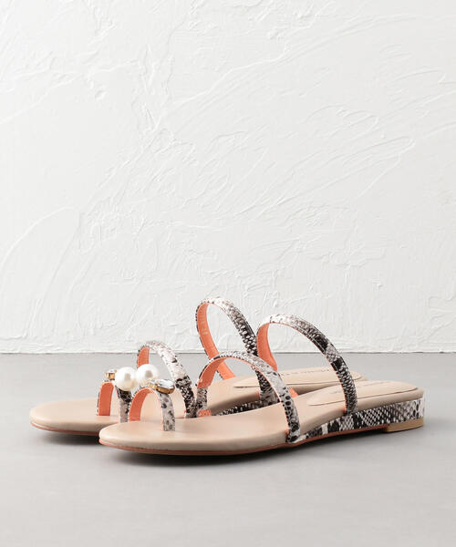 ODETTE E ODILE（オデットエオディール）の「OFC サムビジューウェッジ サンダル20（サンダル・レディース・レッド/ゴールド/モカ/ブラック/パープル/ベージュ/その他1・35/36/37）」の7枚目の写真