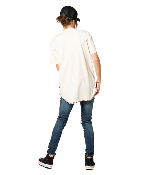 り*う様 glamb グラム カートデニム ライトインディゴ 4 ダメージペイン glamb（グラム）の「Sliver damaged denim / スリバーダメージ