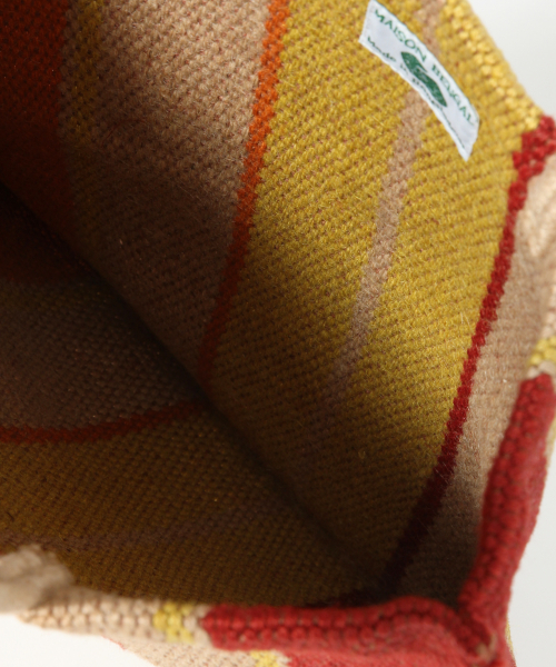 LOWRYS FARM(ローリーズファーム)の「ストライプトートBAG 819845(トートバッグ・レディース・ブラック/オレンジ・FREE)」の6枚目の写真