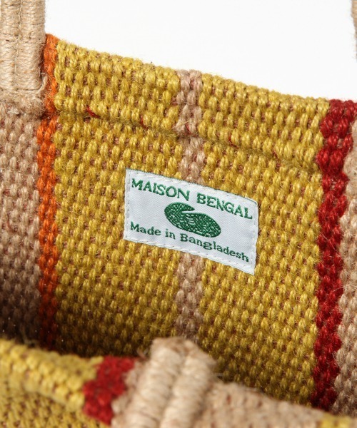 LOWRYS FARM(ローリーズファーム)の「ストライプトートBAG 819845(トートバッグ・レディース・ブラック/オレンジ・FREE)」の7枚目の写真