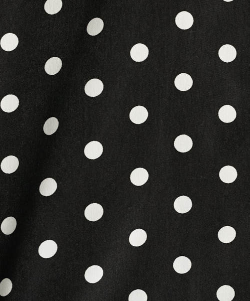 PairPair（ペアペア）の「ドット柄フリルブラウス（シャツ/ブラウス・レディース・ブラック/オフホワイト・FREE）」の22枚目の写真