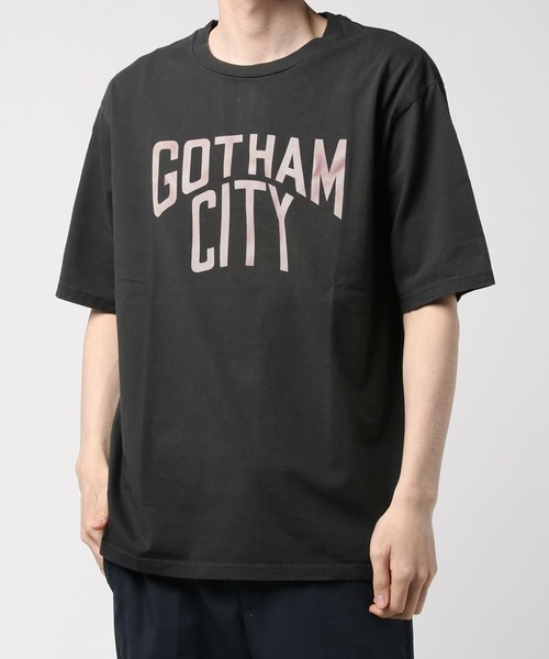 NUMBER (N)INE(ナンバーナイン)の「GOTHAM CITY_T-SHIRT(Tシャツ/カットソー)」|グレー系その他