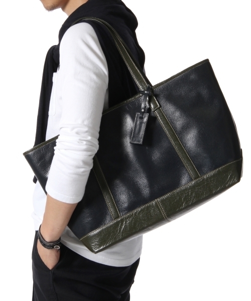 green label relaxing(グリーンレーベルリラクシング)の「▲▲▲□AP BUFFALO トートバッグ ◆(トートバッグ・メンズ・ブラック/ネイビー/その他1/その他2・フリー)」の5枚目の写真