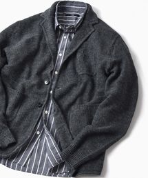 SHIPS | SC: リネン 2ボタン ニット ジャケット(テーラードジャケット)