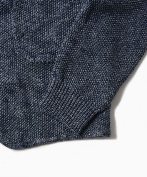 SHIPS(シップス)の「SC: リネン 2ボタン ニット ジャケット(テーラードジャケット・メンズ・ベージュ/ネイビー/ブラック・SMALL/MEDIUM/LARGE/X-LARGE)」の18枚目の写真