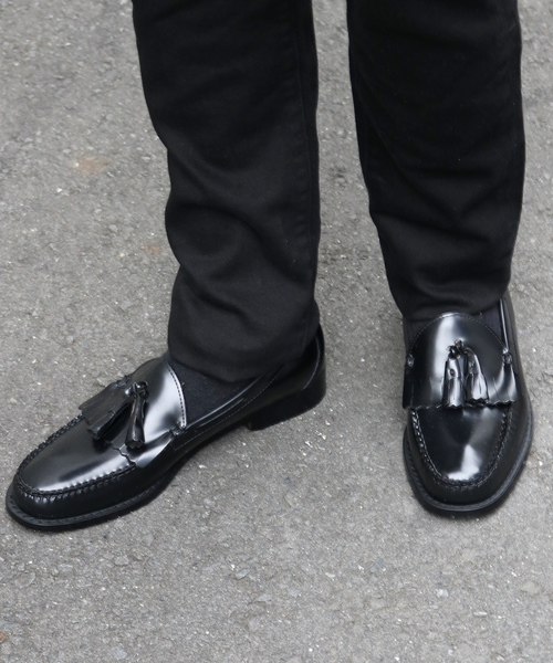 G.H.BASS（ジーエイチバス）の「G.H.BASS/ジーエイチバス Layton タッセルローファー（ローファー・メンズ・ブラック/バーガンディー・8/10/9）」の7枚目の写真