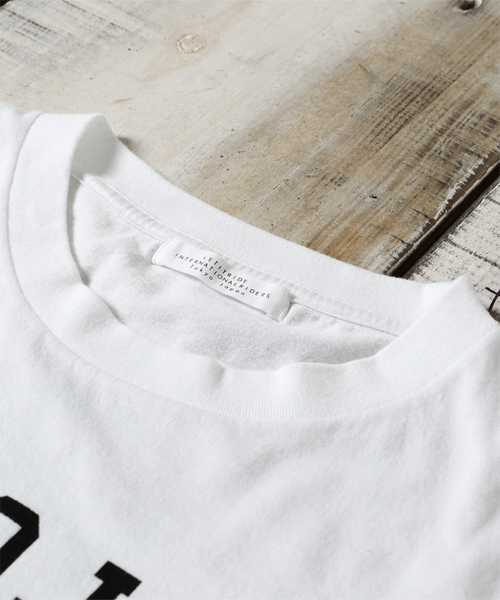 NANO universe（ナノユニバース）の「Let it Ride×nano･universe/ LetItRide別注Tee１（Tシャツ/カットソー・メンズ・ホワイト/ネイビー・LARGE/SMALL/MEDIUM）」の4枚目の写真