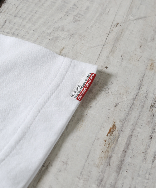 NANO universe（ナノユニバース）の「Let it Ride×nano･universe/ LetItRide別注Tee１（Tシャツ/カットソー・メンズ・ホワイト/ネイビー・LARGE/SMALL/MEDIUM）」の10枚目の写真