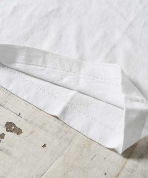 NANO universe（ナノユニバース）の「Let it Ride×nano･universe/ LetItRide別注Tee１（Tシャツ/カットソー・メンズ・ホワイト/ネイビー・LARGE/SMALL/MEDIUM）」の6枚目の写真