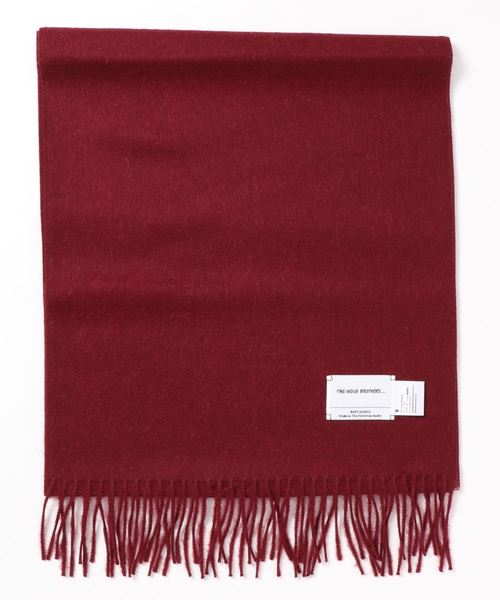 THE INOUE BROTHERS（ザイノウエブラザーズ）の「【THE INOUE BROTHERS】 BRUSHED SCARF（マフラー・メンズ・ライトグレー/ブラック/グレー/ダークブラウン/キャメル/ワイン/キナリ・FREE）」の7枚目の写真