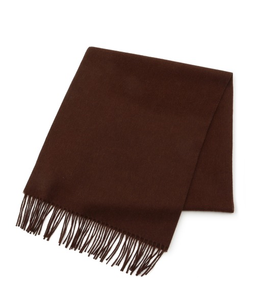 THE INOUE BROTHERS（ザイノウエブラザーズ）の「【THE INOUE BROTHERS】 BRUSHED SCARF（マフラー・メンズ・ライトグレー/ブラック/グレー/ダークブラウン/キャメル/ワイン/キナリ・FREE）」の5枚目の写真