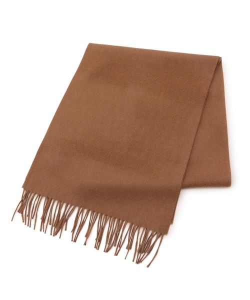 THE INOUE BROTHERS（ザイノウエブラザーズ）の「【THE INOUE BROTHERS】 BRUSHED SCARF（マフラー・メンズ・ライトグレー/ブラック/グレー/ダークブラウン/キャメル/ワイン/キナリ・FREE）」の6枚目の写真
