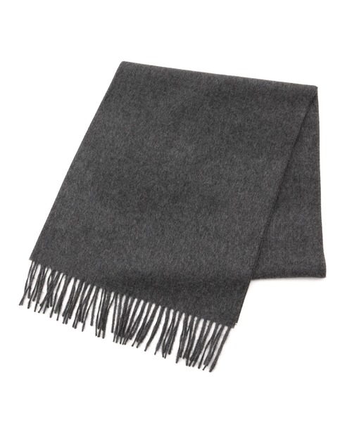 THE INOUE BROTHERS（ザイノウエブラザーズ）の「【THE INOUE BROTHERS】 BRUSHED SCARF（マフラー・メンズ・ライトグレー/ブラック/グレー/ダークブラウン/キャメル/ワイン/キナリ・FREE）」の4枚目の写真
