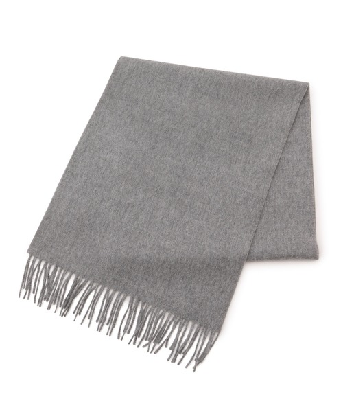 THE INOUE BROTHERS（ザイノウエブラザーズ）の「【THE INOUE BROTHERS】 BRUSHED SCARF（マフラー・メンズ・ライトグレー/ブラック/グレー/ダークブラウン/キャメル/ワイン/キナリ・FREE）」の3枚目の写真