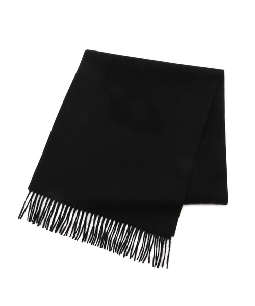 THE INOUE BROTHERS（ザイノウエブラザーズ）の「【THE INOUE BROTHERS】 BRUSHED SCARF（マフラー・メンズ・ライトグレー/ブラック/グレー/ダークブラウン/キャメル/ワイン/キナリ・FREE）」の2枚目の写真