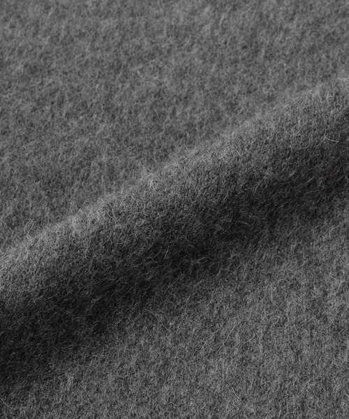 THE INOUE BROTHERS（ザイノウエブラザーズ）の「【THE INOUE BROTHERS】 BRUSHED SCARF（マフラー・メンズ・ライトグレー/ブラック/グレー/ダークブラウン/キャメル/ワイン/キナリ・FREE）」の10枚目の写真