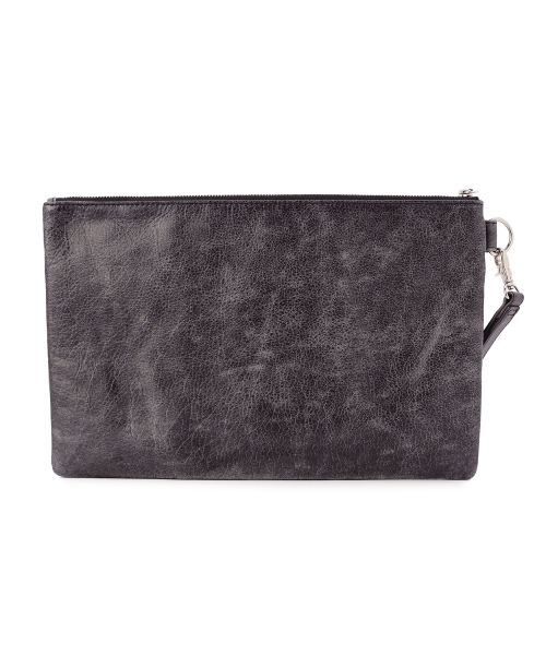 BEAUTY&YOUTH UNITED ARROWS(ビューティーアンドユースユナイテッドアローズ)の「MT カウ ストーン クラッチ バッグ ◆(クラッチバッグ・メンズ・ホワイト/ブラック・フリー)」の4枚目の写真