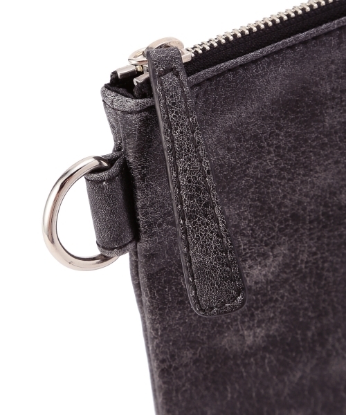 BEAUTY&YOUTH UNITED ARROWS(ビューティーアンドユースユナイテッドアローズ)の「MT カウ ストーン クラッチ バッグ ◆(クラッチバッグ・メンズ・ホワイト/ブラック・フリー)」の5枚目の写真