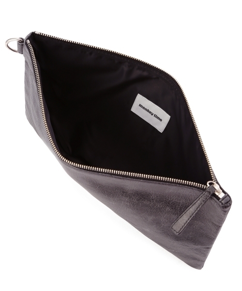 BEAUTY&YOUTH UNITED ARROWS(ビューティーアンドユースユナイテッドアローズ)の「MT カウ ストーン クラッチ バッグ ◆(クラッチバッグ・メンズ・ホワイト/ブラック・フリー)」の7枚目の写真