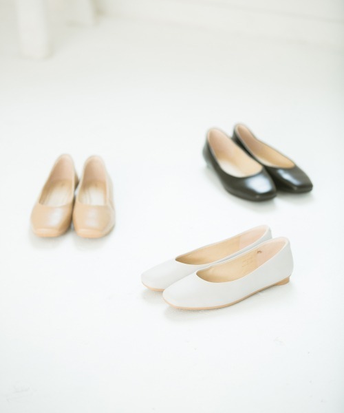 GLOBAL WORK（グローバルワーク）の「シナヤカフィットスクエア/860505（パンプス・レディース・ホワイト系その他/ブラック/ベージュ/パイソン・SMALL/MEDIUM/LARGE）」の5枚目の写真