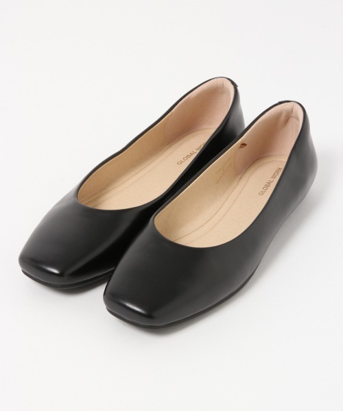 GLOBAL WORK（グローバルワーク）の「シナヤカフィットスクエア/860505（パンプス・レディース・ホワイト系その他/ブラック/ベージュ/パイソン・SMALL/MEDIUM/LARGE）」の7枚目の写真