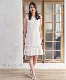 ワンピース ドレス ピンク 桃色系 ツイード ファッション通販 Zozotown