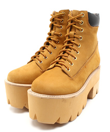 Jeffrey Campbell | 厚底レースアップショートブーツ(ブーツ)