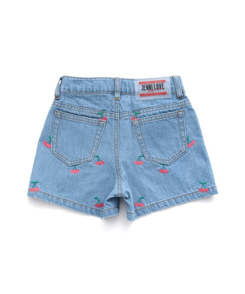 JENNI love（ジェニィラブ）の「チェリー刺繍デニムショーパン（デニム 