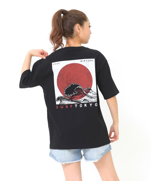 セール Rip Curl リップカール レディースバックプリントtシャツ 半袖 ビッグシルエット バックプリント Tシャツ カットソー Rip Curl リップカール のファッション通販 Zozotown