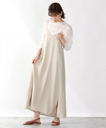 LOWRYS FARM | バックリボンキャミワンピ　877381(ワンピース)