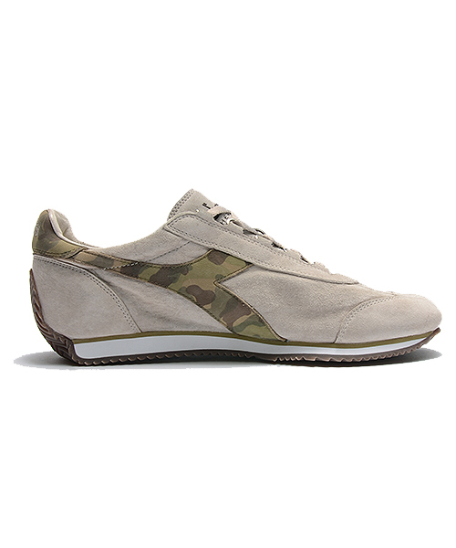 DIADORA(ディアドラ)の「diadora / 限定迷彩“EQUIPE STONE WASH”レザー (スニーカー・メンズ・サンドベージュ・5.5/7/8.5/6.5/9/6/8/7.5)」の3枚目の写真