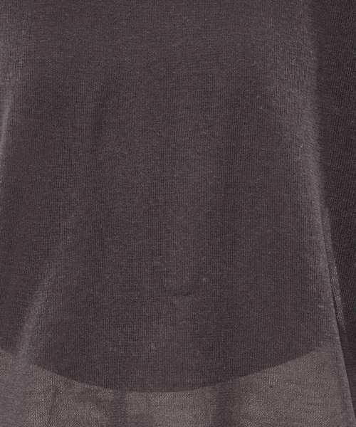 LAKOLE（ラコレ）の「14GリネンMIXワイドプルオーバー / LAKOLE（Tシャツ/カットソー・レディース・ライトグレー/ベージュ/オレンジ/スモーク・SMALL/MEDIUM）」の7枚目の写真