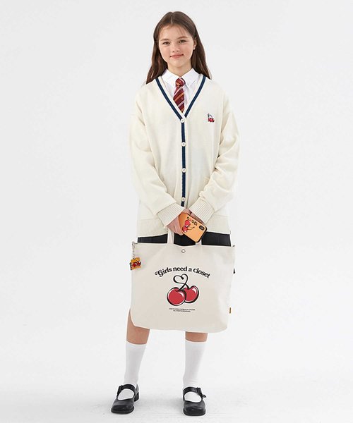 ROMANTIC CROWN★即発送★KIRSH コラボECOBAG KIRSH(キルシー)の「『KIRSH × ROMANTIC CROWN』CHERRY CROSS