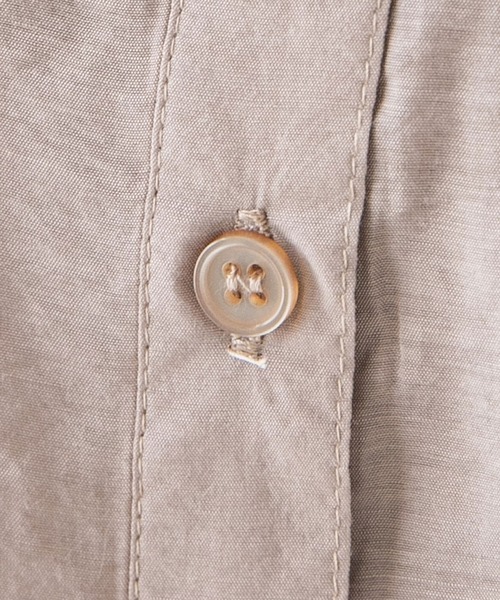 rectangle（レクタングル）の「ブザムシアーシャツ（シャツ/ブラウス・レディース・ブラック/ベージュ/パープル/オフホワイト/ブルー・FREE）」の16枚目の写真