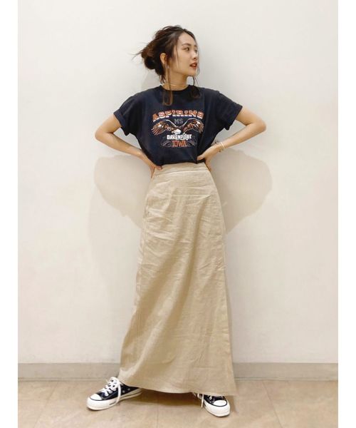 Ungrid（アングリッド）の「イーグルプリントTee（Tシャツ/カットソー・レディース・チャコールグレー/オフホワイト・FREE）」の11枚目の写真