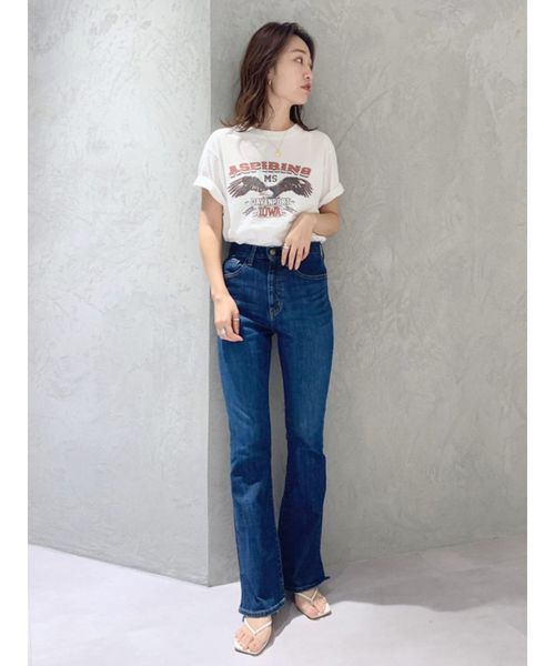 Ungrid（アングリッド）の「イーグルプリントTee（Tシャツ/カットソー・レディース・チャコールグレー/オフホワイト・FREE）」の13枚目の写真