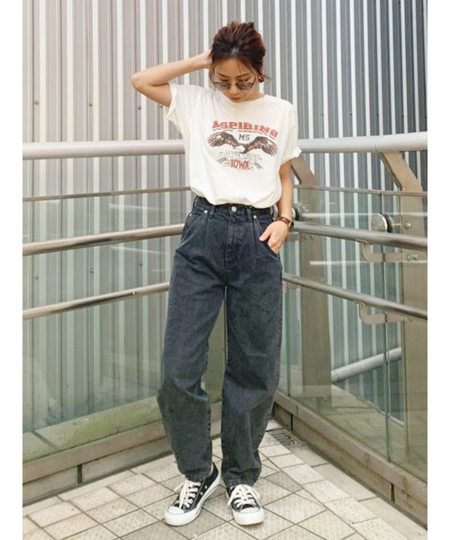 Ungrid（アングリッド）の「イーグルプリントTee（Tシャツ/カットソー・レディース・チャコールグレー/オフホワイト・FREE）」の16枚目の写真