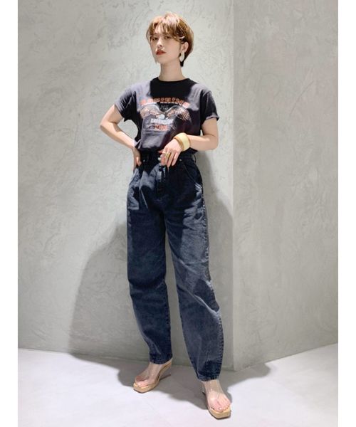 Ungrid（アングリッド）の「イーグルプリントTee（Tシャツ/カットソー・レディース・チャコールグレー/オフホワイト・FREE）」の6枚目の写真