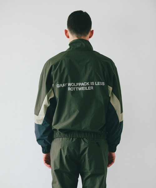 rottweiler Panel Track Jacket ナイロンジャケット