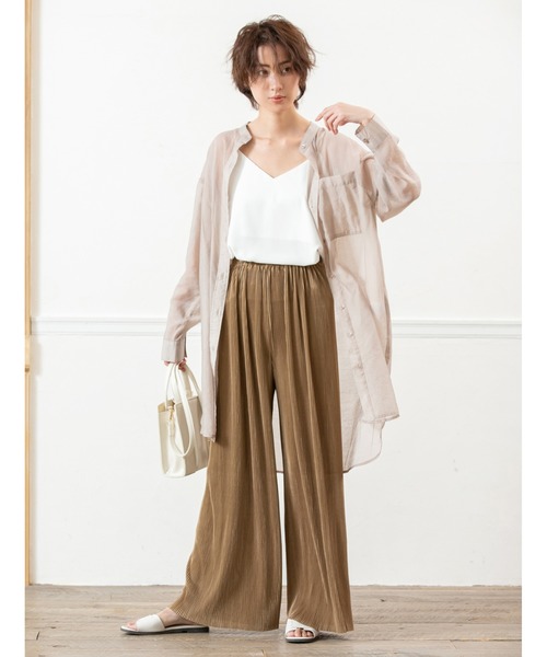 fifth（フィフス）の「サテンストリングキャミソール（キャミソール・レディース・ライトグリーン/グレー/ホワイト/ブラック・MEDIUM）」の10枚目の写真